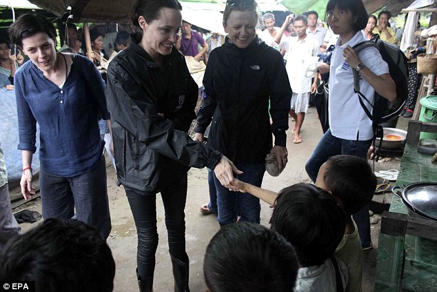 Displaced: Thousands of children have been left homeless by the conflict between the Kachin Independence Army and government forces